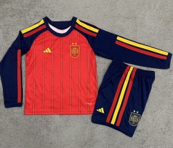 2026 Spain 2 star home long sleeve kids kit